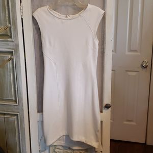 Crisp White Midi Dress